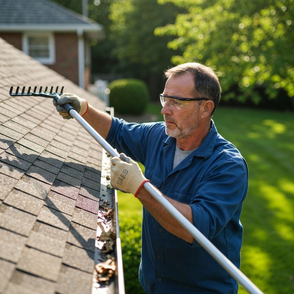 Professional gutter cleaning service