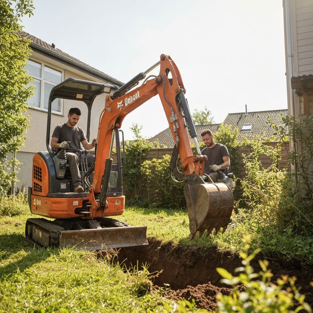 Residential excavation and site preparation